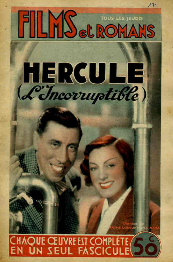 FILMS ET ROMANS magazine side cover Issue 17  1938