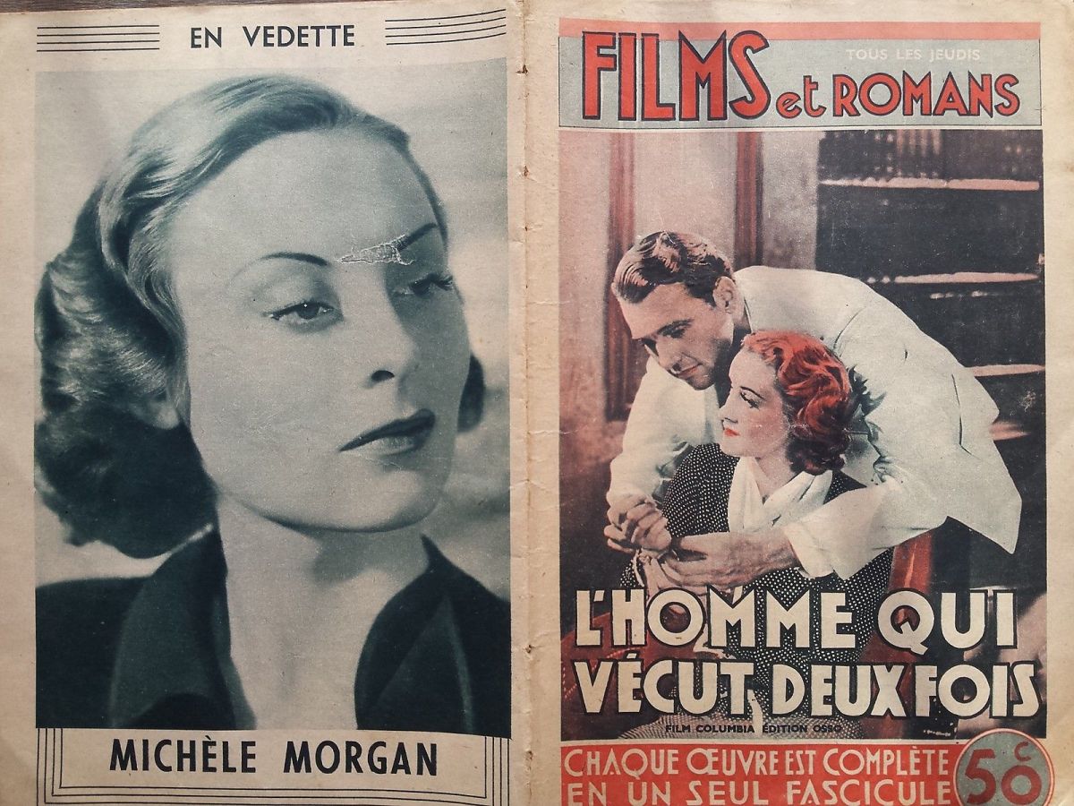 FILMS ET ROMANS magazine side cover Issue 18  1938