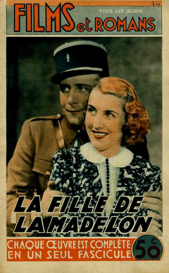 FILMS ET ROMANS magazine side cover Issue 34  1939