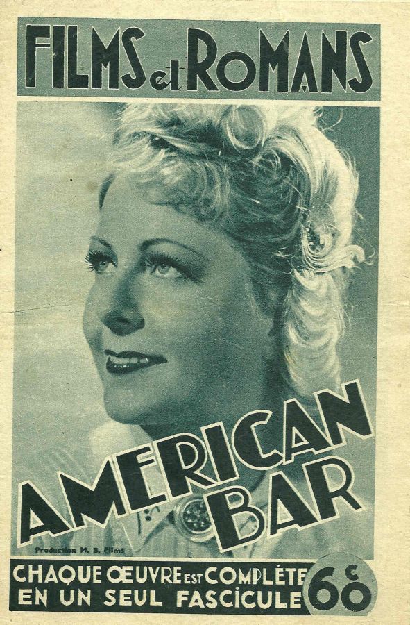 FILMS ET ROMANS magazine side cover Issue 72 29 February 1940