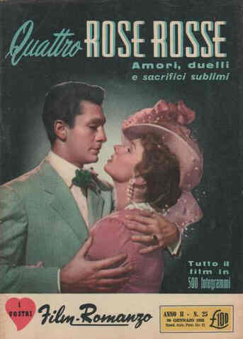 I VOSTRI FILM-ROMANZO magazine side cover Issue 25 20 January 1955