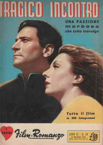 I VOSTRI FILM-ROMANZO magazine side cover Issue 30 15 March 1955