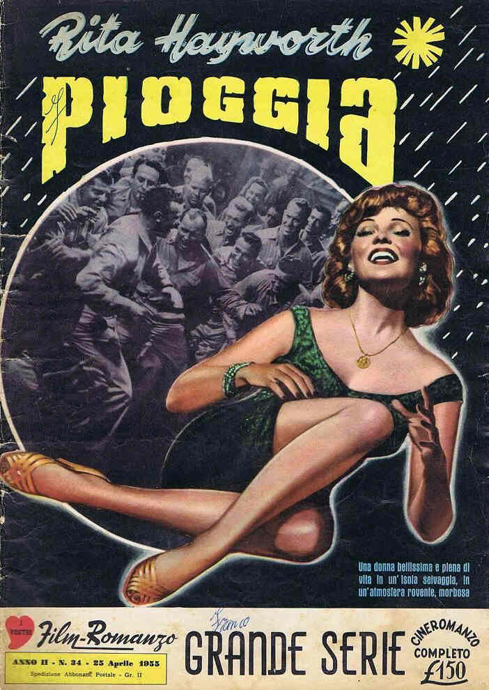 I VOSTRI FILM-ROMANZO magazine side cover Issue 34 25 April 1955