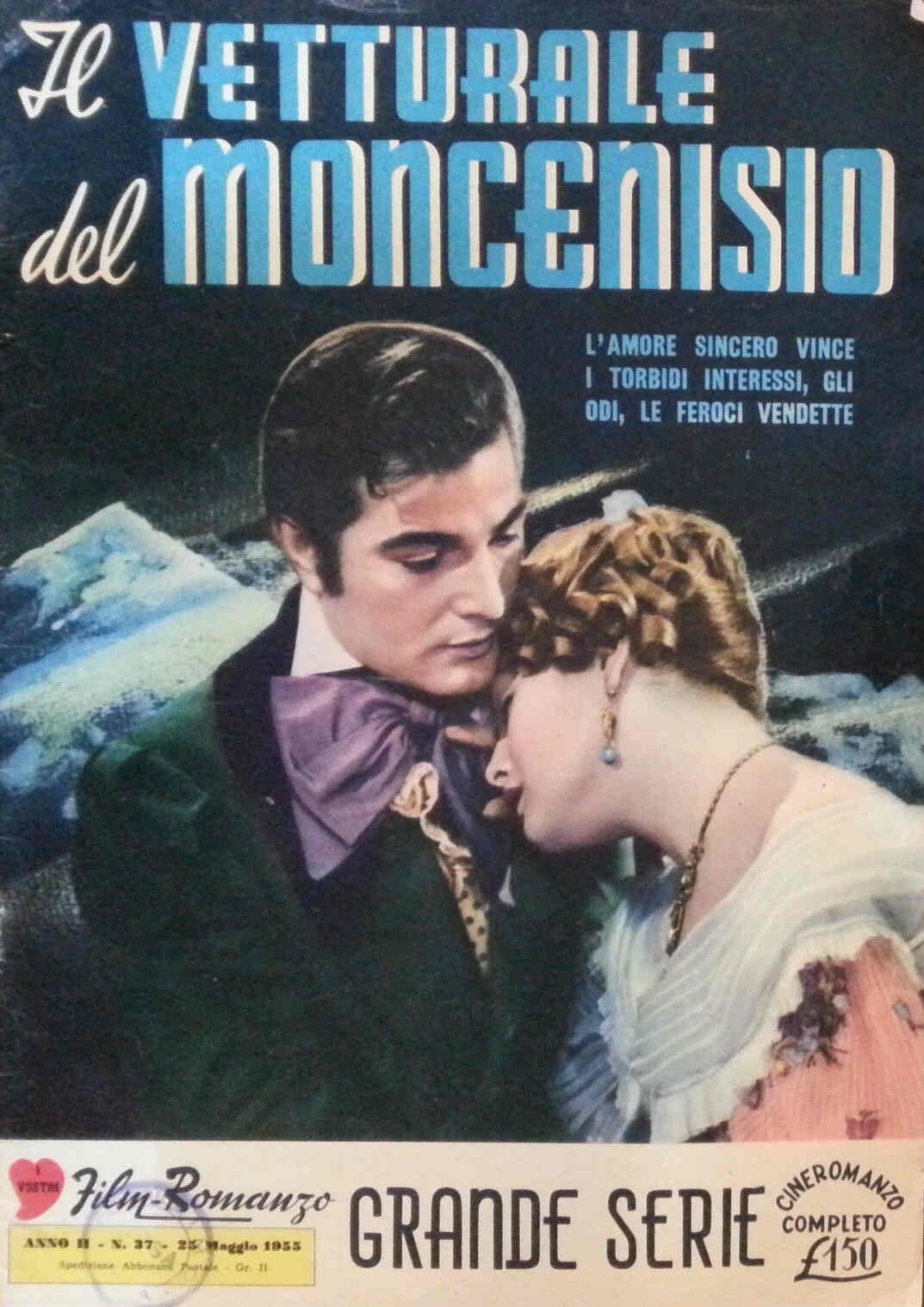 I VOSTRI FILM-ROMANZO magazine side cover Issue 37 25 May 1955