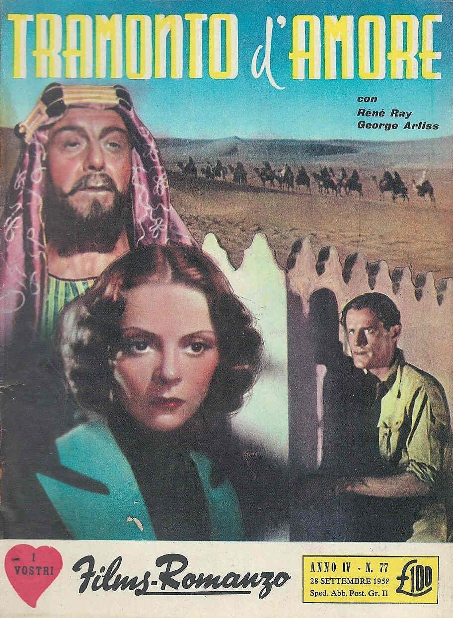 I VOSTRI FILM-ROMANZO magazine side cover Issue 77 28 September 1958
