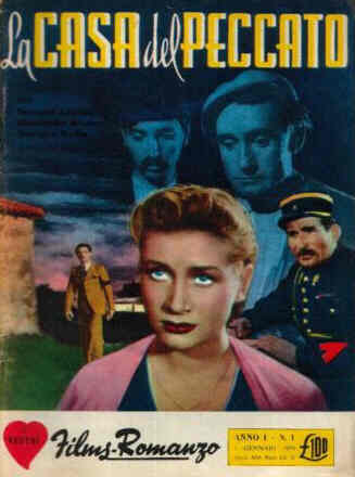 I VOSTRI FILM-ROMANZO magazine side cover Issue 1 4 January 1959