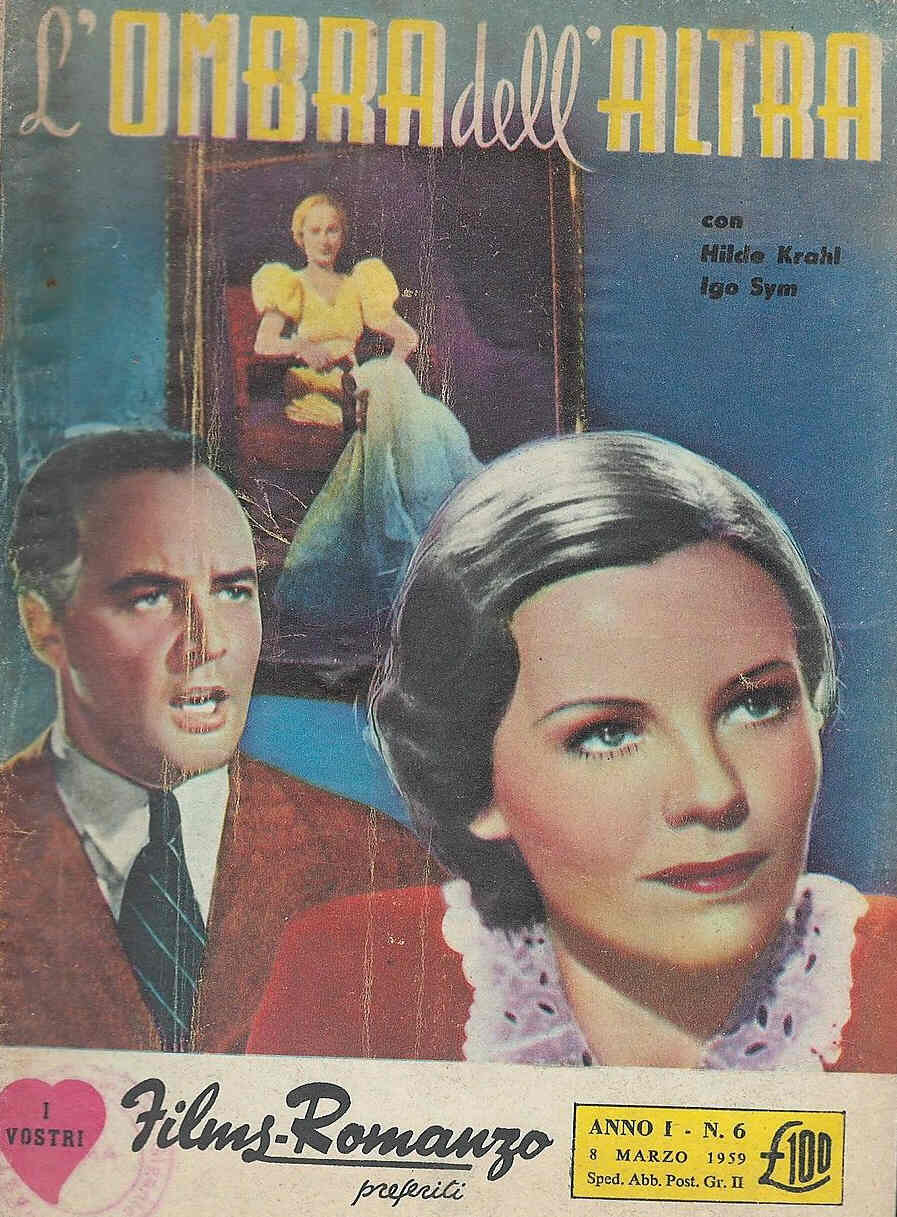 I VOSTRI FILM-ROMANZO magazine side cover Issue 6 8 March 1959