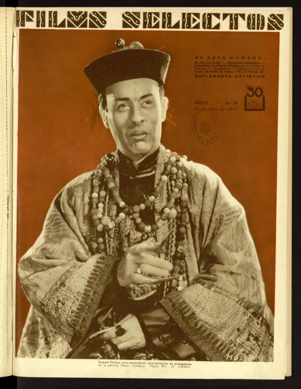FILMS SELECTOS magazine side cover Issue 28 25 April 1931