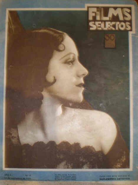 FILMS SELECTOS magazine side cover Issue 57 14 November 1931