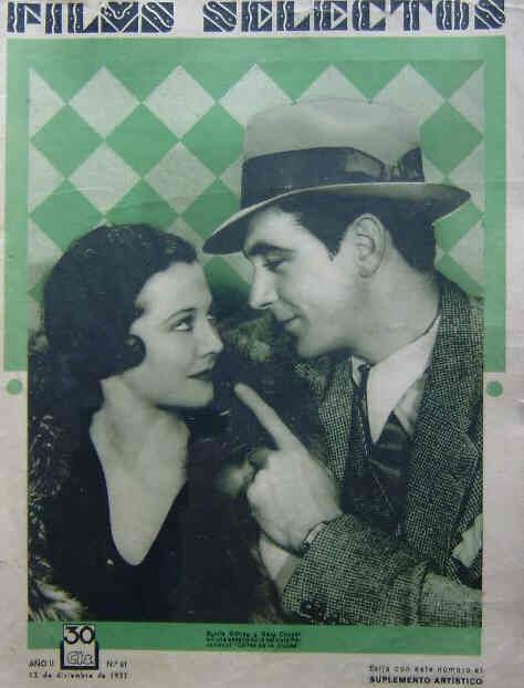 FILMS SELECTOS magazine side cover Issue 61 12 December 1931