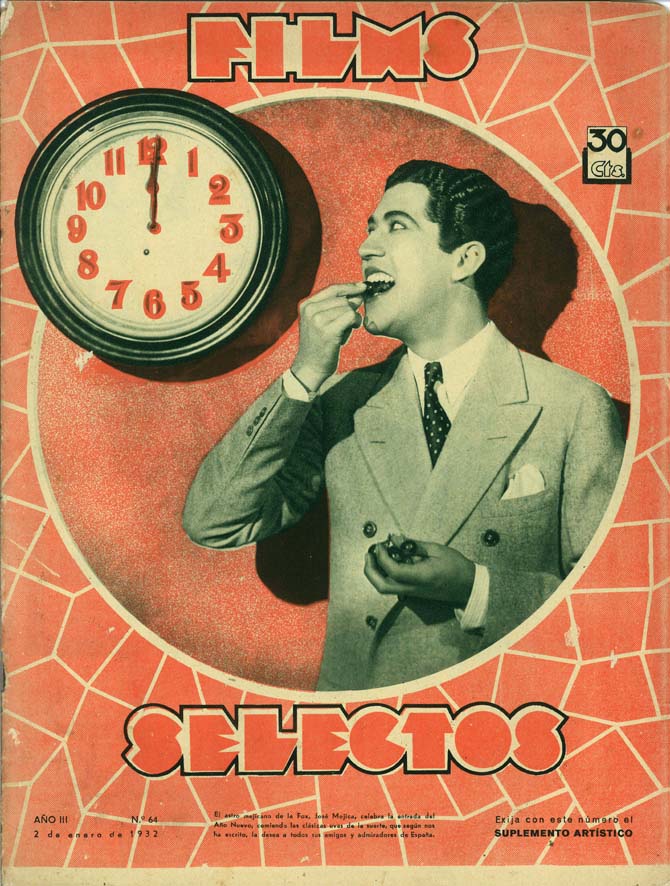 FILMS SELECTOS magazine side cover Issue 64 2 January 1932