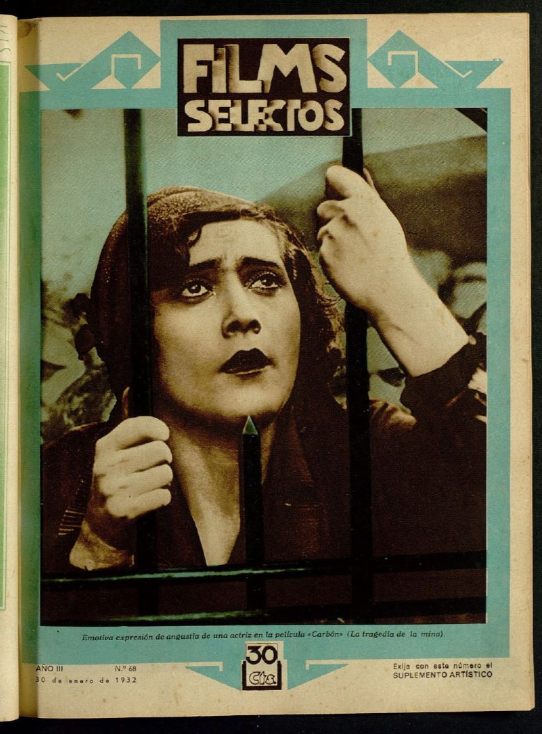 FILMS SELECTOS magazine side cover Issue 68 30 January 1932