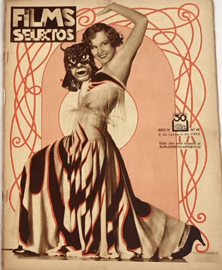 FILMS SELECTOS magazine side cover Issue 69 6 February 1932