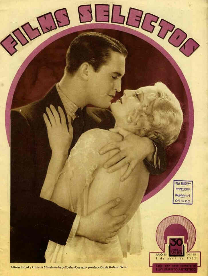 FILMS SELECTOS magazine side cover Issue 78 9 April 1932