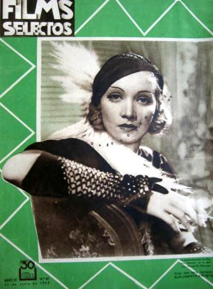 FILMS SELECTOS magazine side cover Issue 87 11 June 1932