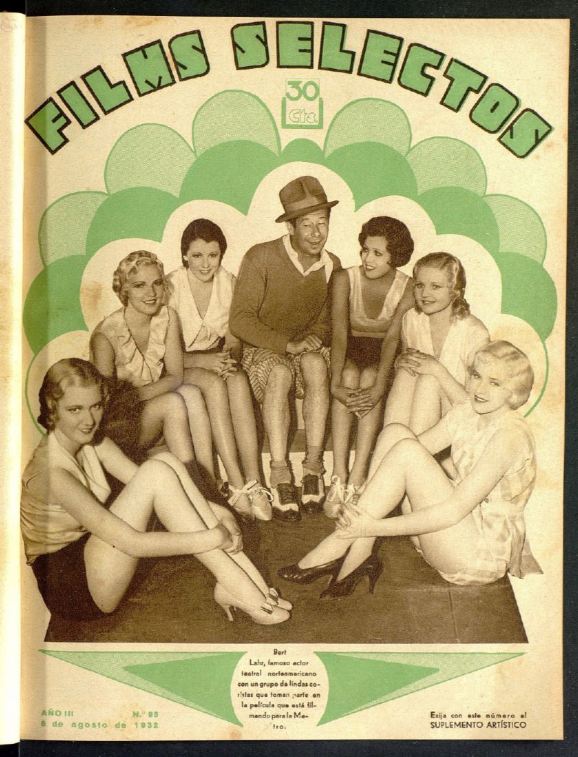 FILMS SELECTOS magazine side cover Issue 95 6 August 1932