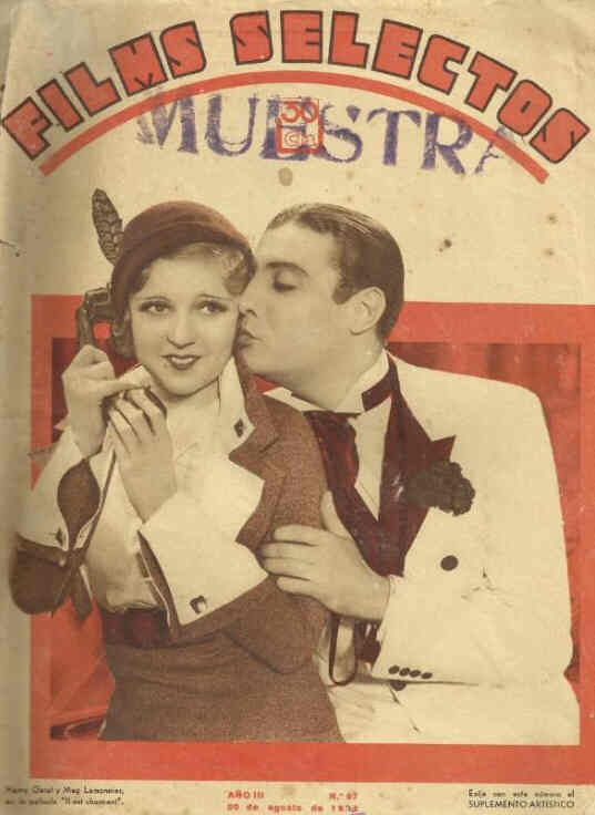 FILMS SELECTOS magazine side cover Issue 97 20 August 1932