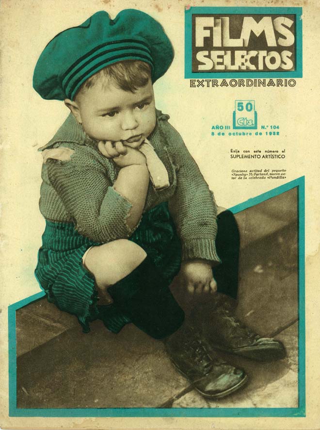 FILMS SELECTOS magazine side cover Issue 104 8 October 1932