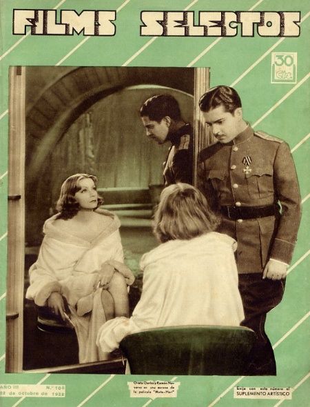 FILMS SELECTOS magazine side cover Issue 106 22 October 1932