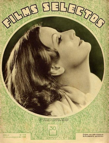 FILMS SELECTOS magazine side cover Issue 110 19 November 1932