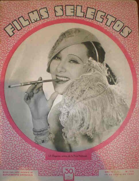 FILMS SELECTOS magazine side cover Issue 118 14 January 1933
