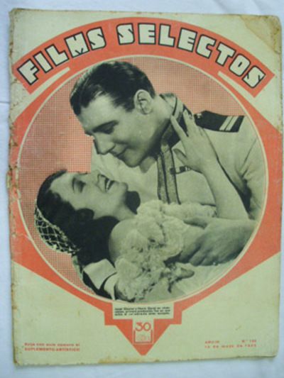 FILMS SELECTOS magazine side cover Issue 135 13 May 1933