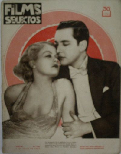 FILMS SELECTOS magazine side cover Issue 142 1 July 1933