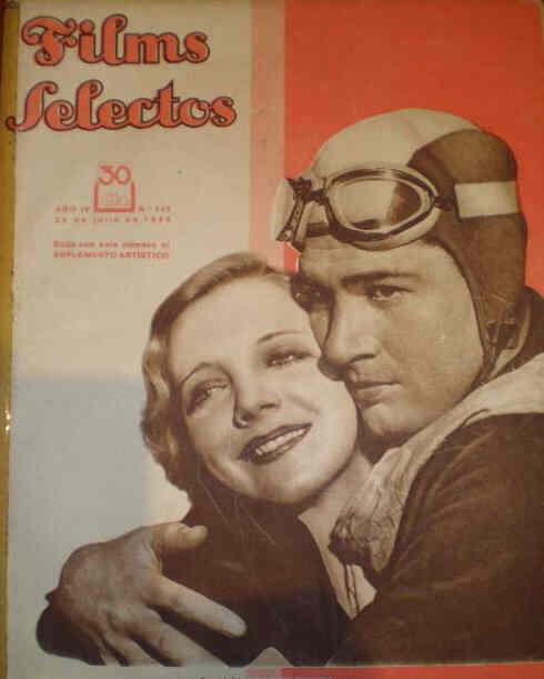 FILMS SELECTOS magazine side cover Issue 145 22 July 1933