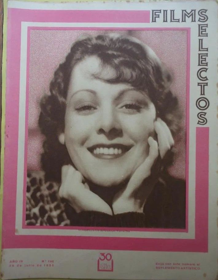 FILMS SELECTOS magazine side cover Issue 146 29 July 1933