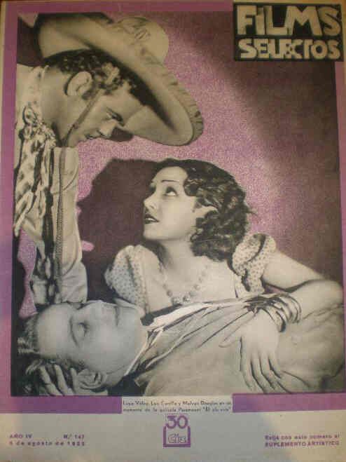 FILMS SELECTOS magazine side cover Issue 147 5 August 1933