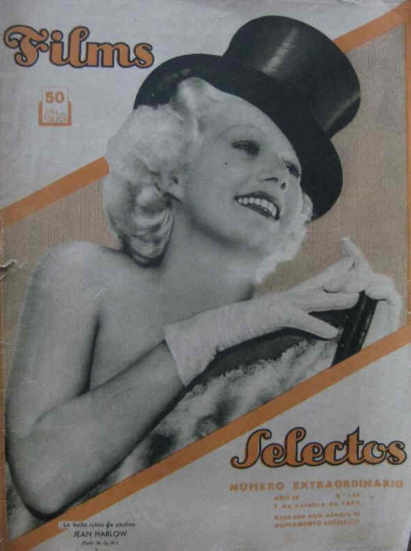 FILMS SELECTOS magazine side cover Issue 156 7 October 1933