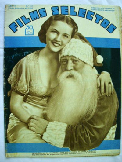 FILMS SELECTOS magazine side cover Issue 167 23 December 1933