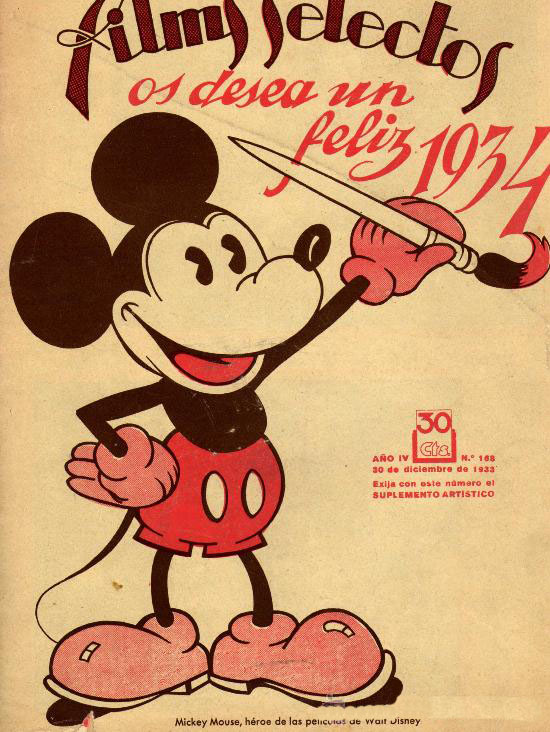 FILMS SELECTOS magazine side cover Issue 168 30 December 1933
