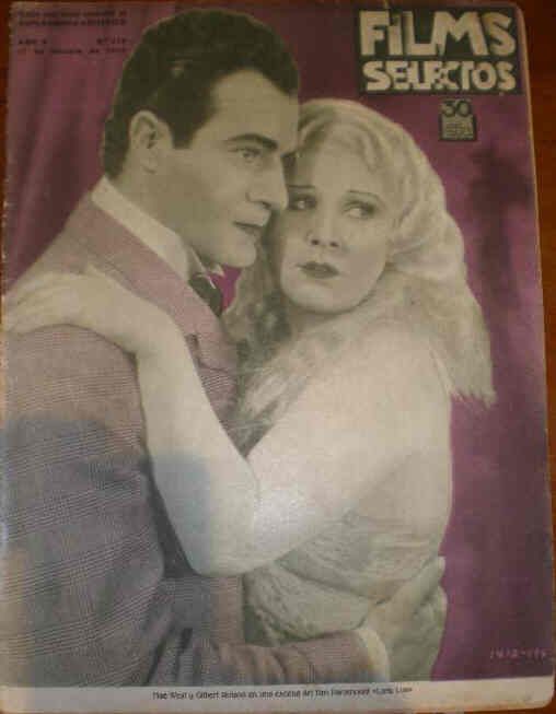 FILMS SELECTOS magazine side cover Issue 175 17 February 1934