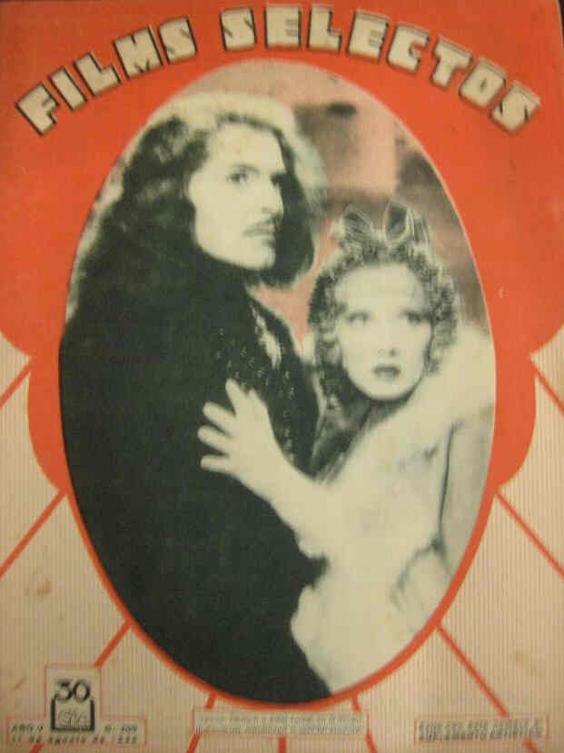 FILMS SELECTOS magazine side cover Issue 200 11 August 1934