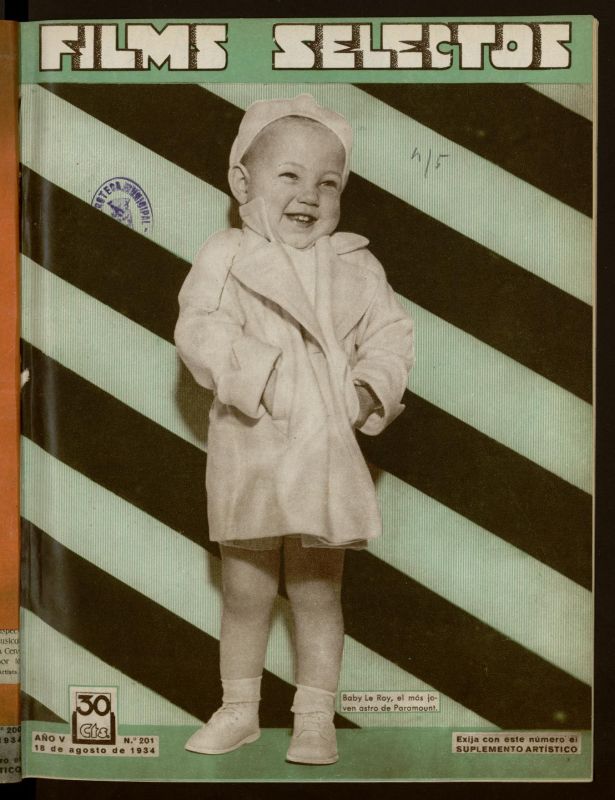 FILMS SELECTOS magazine side cover Issue 201 18 August 1934