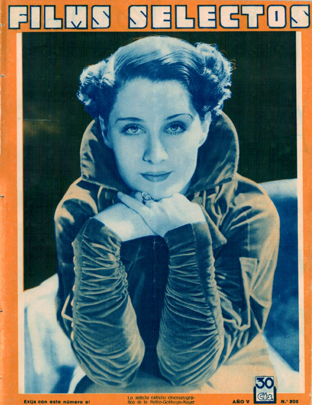 FILMS SELECTOS magazine side cover Issue 202 25 August 1934