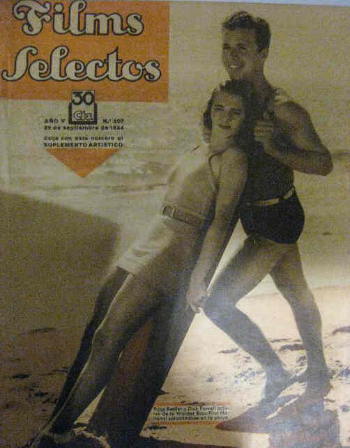 FILMS SELECTOS magazine side cover Issue 207 29 September 1934