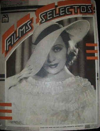 FILMS SELECTOS magazine side cover Issue 208 6 October 1934