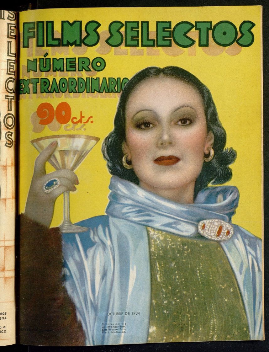 FILMS SELECTOS magazine side cover Issue 209 13 ?ctober 1934