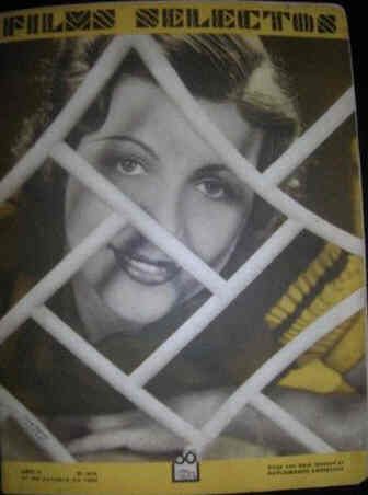 FILMS SELECTOS magazine side cover Issue 210 27 October 1934