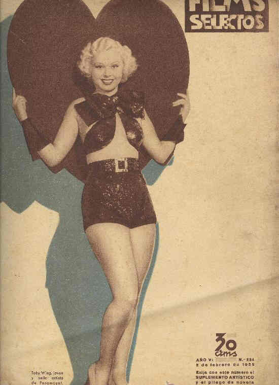 FILMS SELECTOS magazine side cover Issue 224 2 February 1935