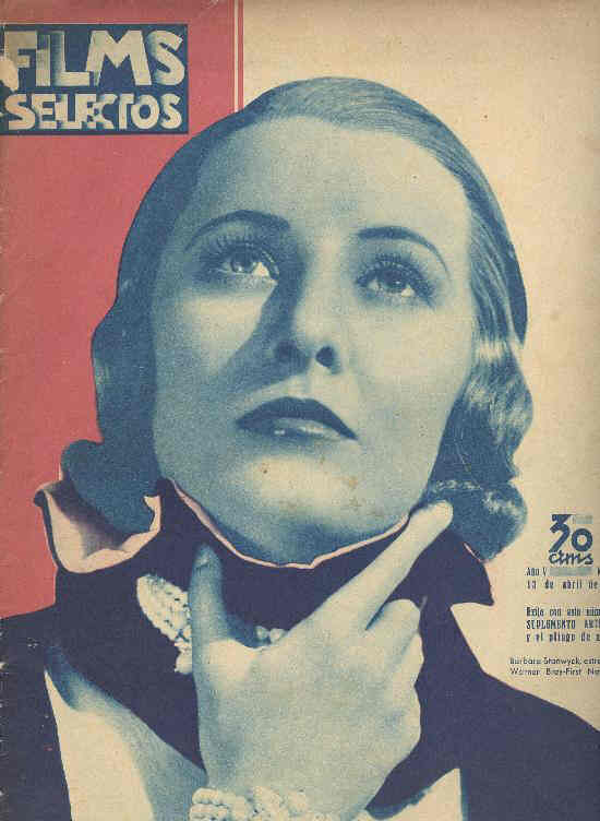 FILMS SELECTOS magazine side cover Issue 234 13 April 1935