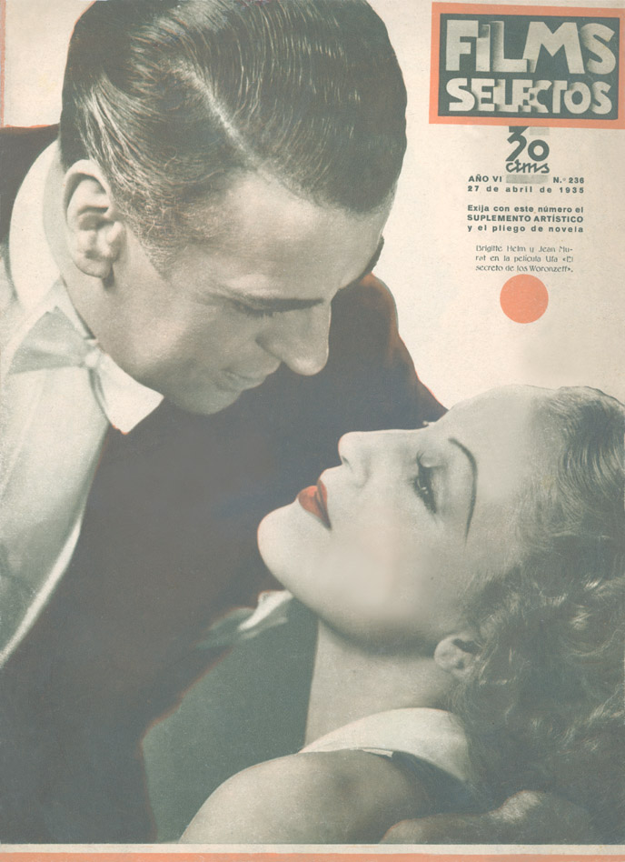 FILMS SELECTOS magazine side cover Issue 236 27 April 1935