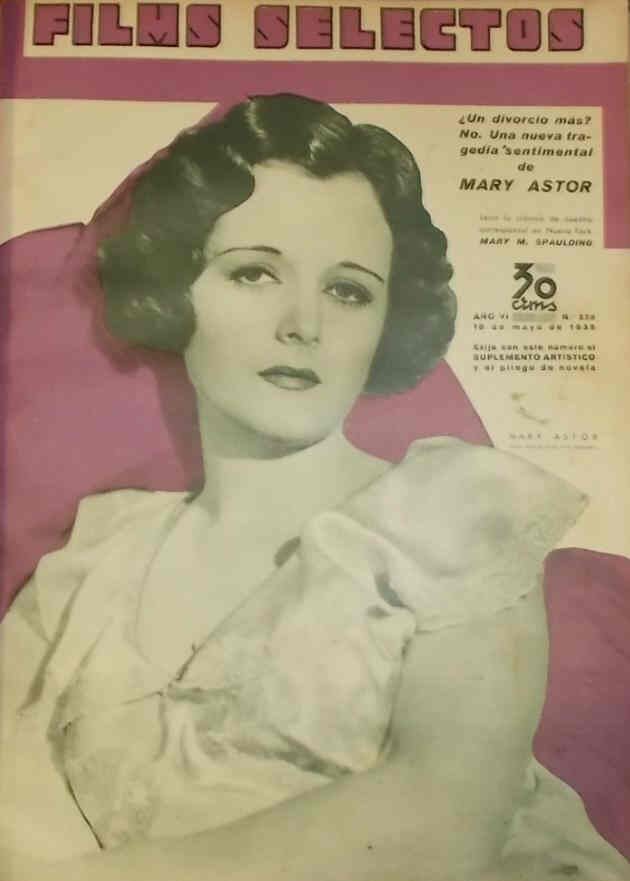 FILMS SELECTOS magazine side cover Issue 239 18 May 1935