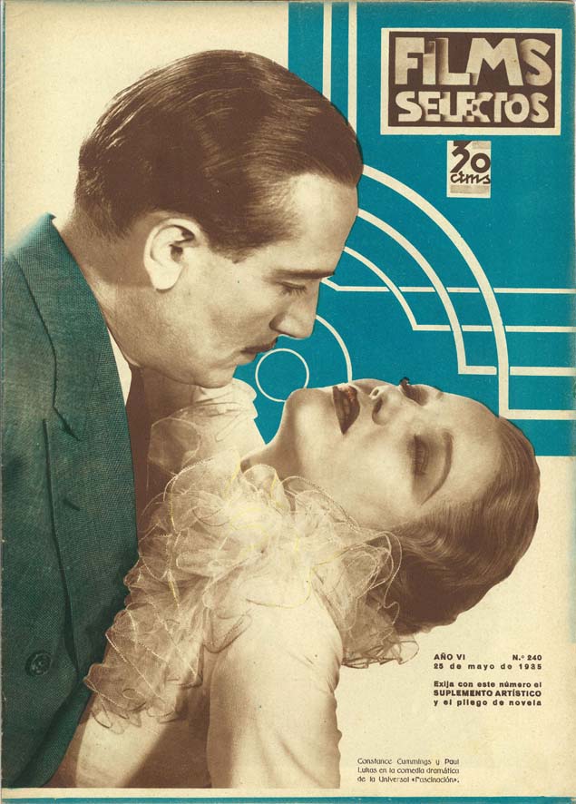 FILMS SELECTOS magazine side cover Issue 240 25 May 1935