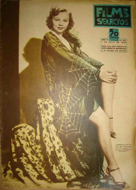 FILMS SELECTOS magazine side cover Issue 241 1 June 1935
