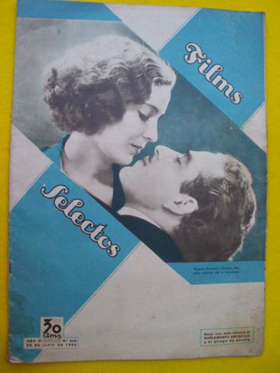 FILMS SELECTOS magazine side cover Issue 245 29 June 1935