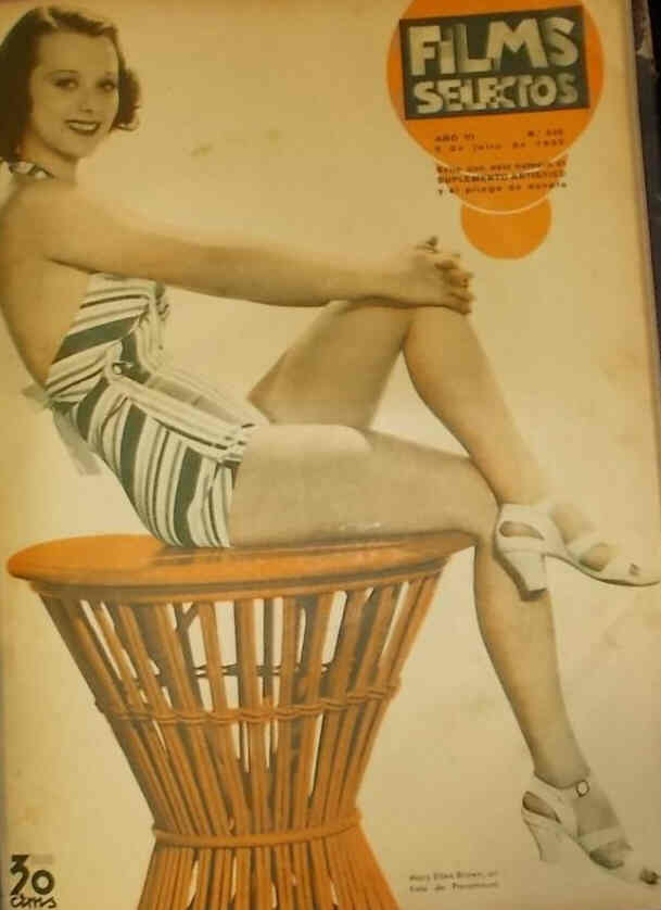 FILMS SELECTOS magazine side cover Issue 246 6 July 1935