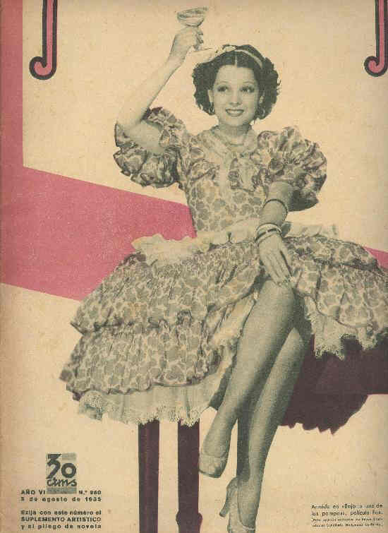 FILMS SELECTOS magazine side cover Issue 250 3 August 1935